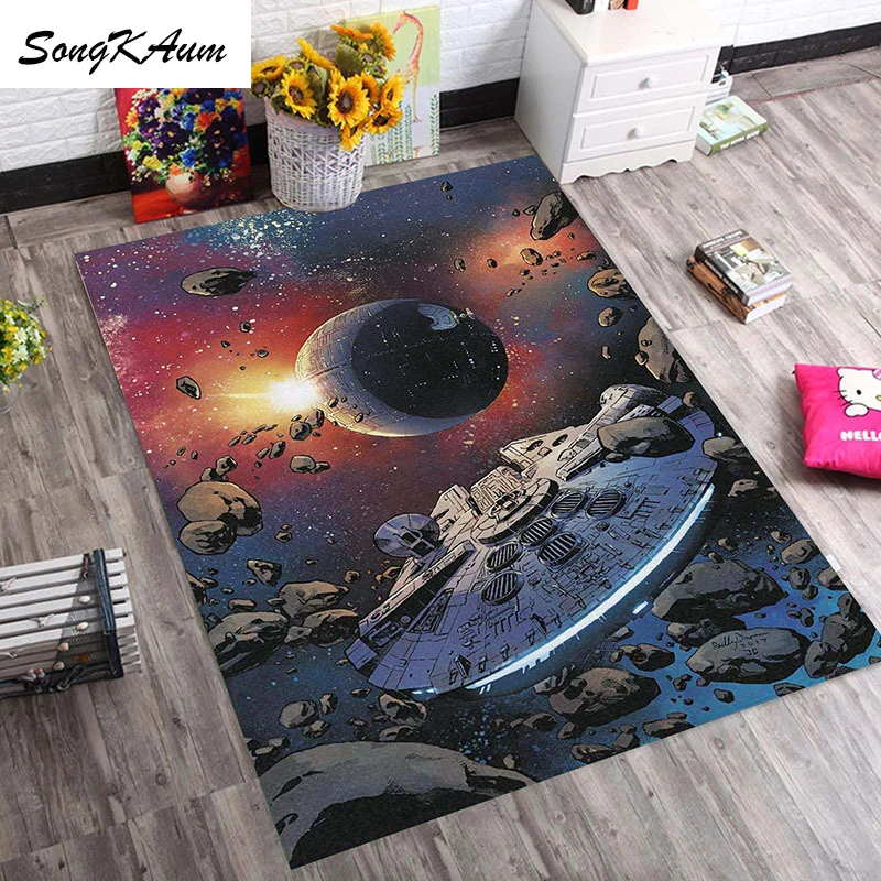 Оригинальные детские Мультяшные большие ковры SongKAum европейские Простые