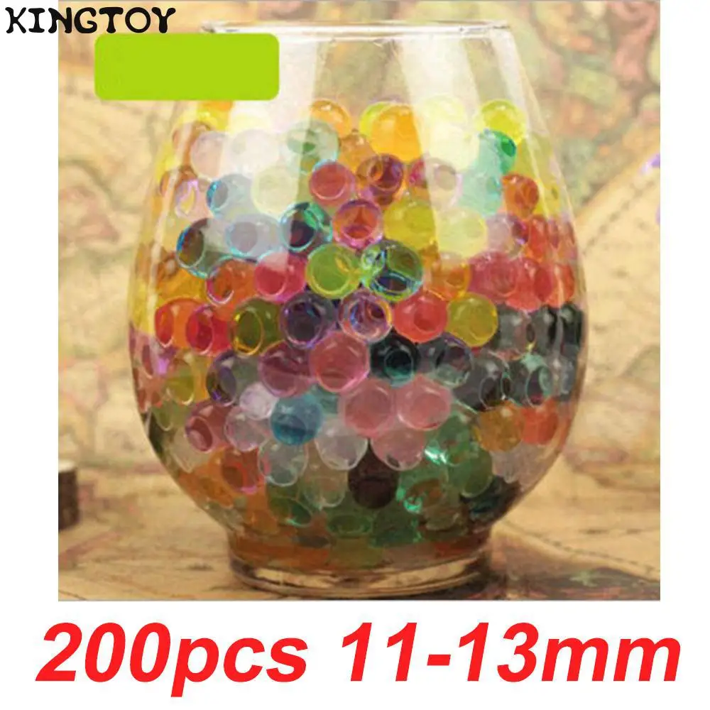 200 шт. цветным жемчугом гель мяч полимера гидрогель свадебное украшение для расти