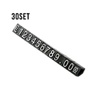 30 комплектов Большая комбинированная ценовая бирка евро цифры-кубики для одежды телефона ноутбука ювелирные изделия Витрина Счетчик цена дисплей