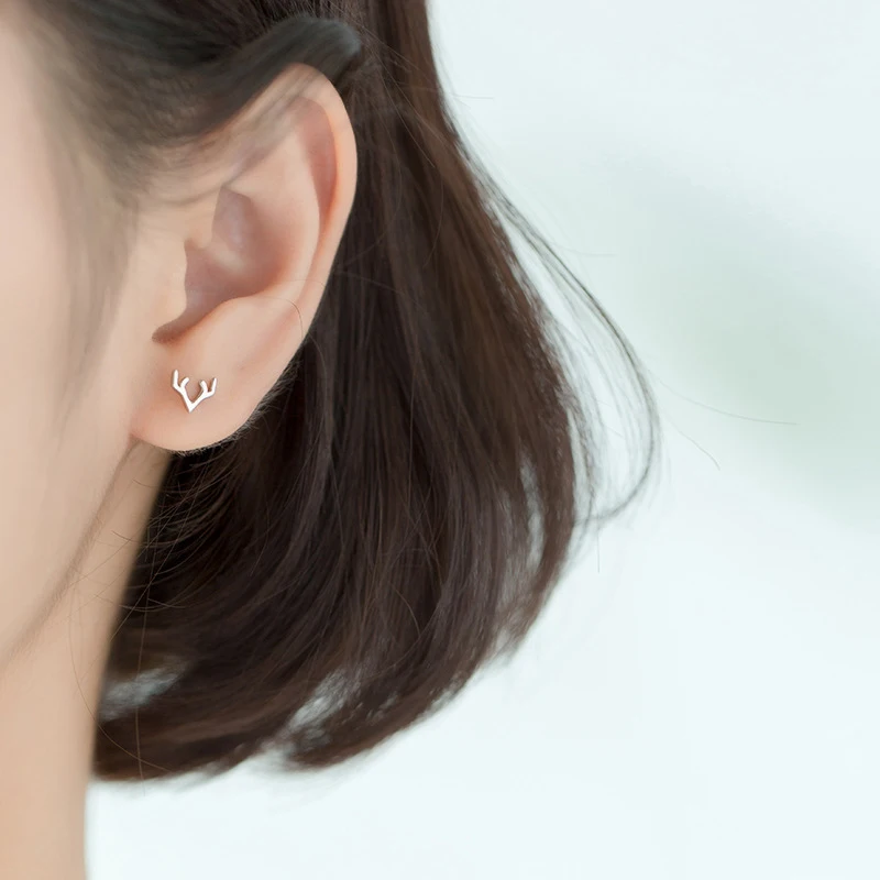 Colusiwei серебро 925 ювелирные изделия милое сердце свинка животные серьги гвоздики