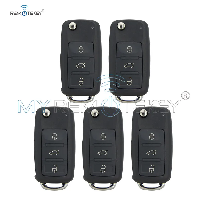 

Дистанционный ключ 5 шт. 300 959 753AA 3 кнопки для VW Touareg 2004-2011 складной корпус дистанционного ключа