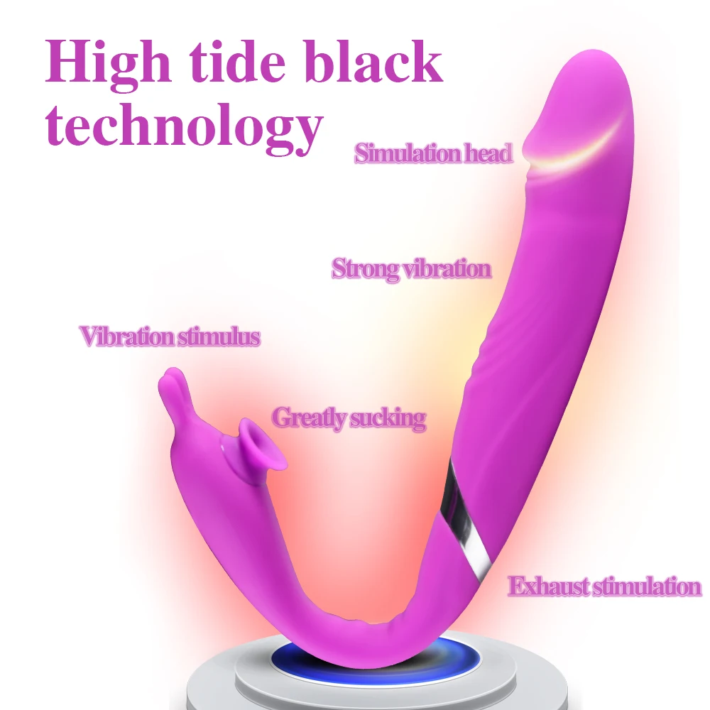 Фаллоимитатор вибратор для сосания клитора секс игрушки взрослых мощное