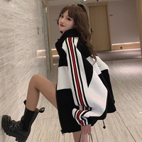jacket womens autumn and winter all match korean version of loose 2020 new plus size baseball uniform thickened