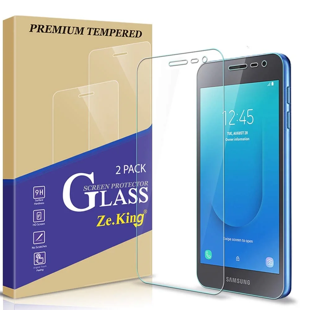 Защитная пленка для Samsung Galaxy J2 Core твердость 9H закаленное стекло|Защитные стёкла и