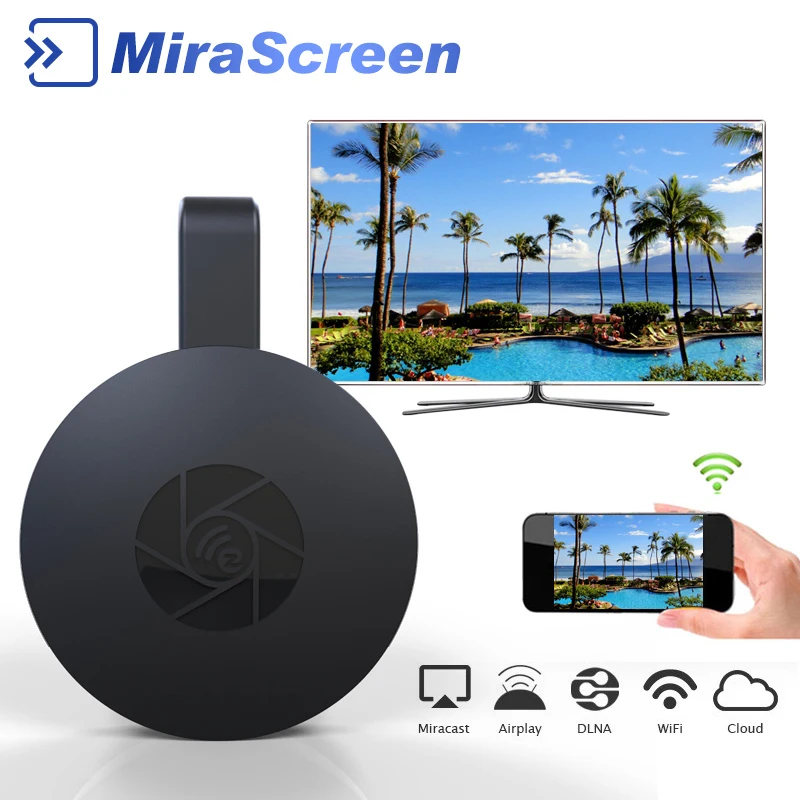 Высокая скорость ТВ палка MiraScreen G2A/L7 для Android iphone серии Anycast поддержка HDMI Miracast Wifi HD