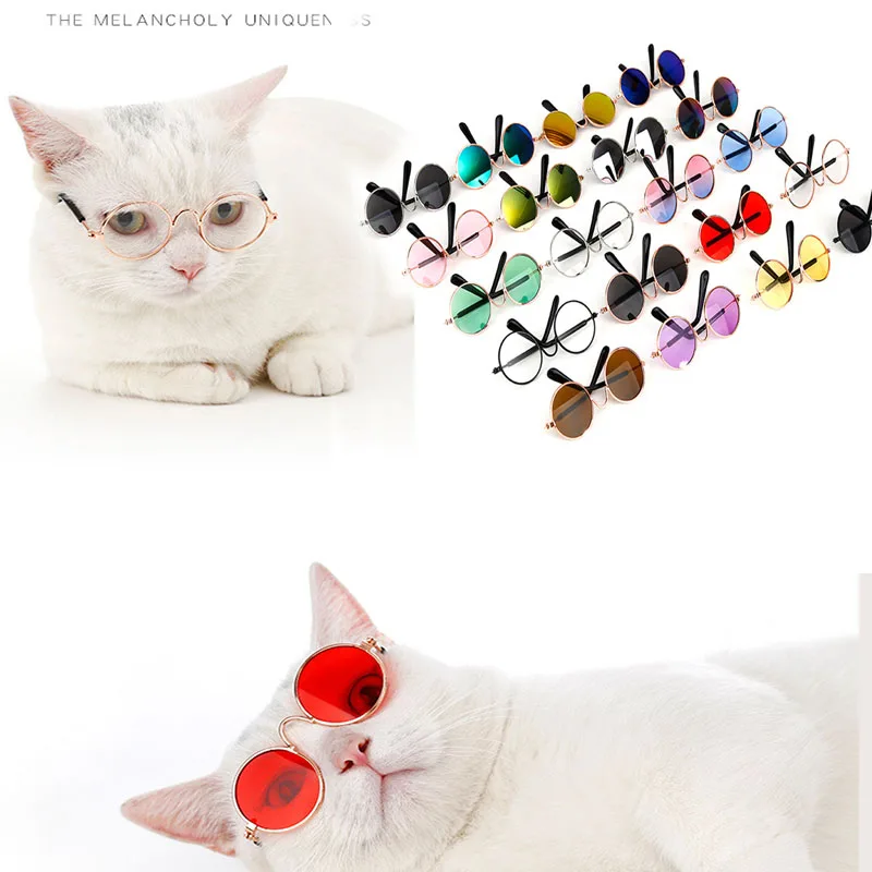 

Fashion Cat Pet Glasses Dog Pet Supplies Accessories Cute Photo Props Sunglasses Funny Kitten Puppy Chihuahua Teddy
