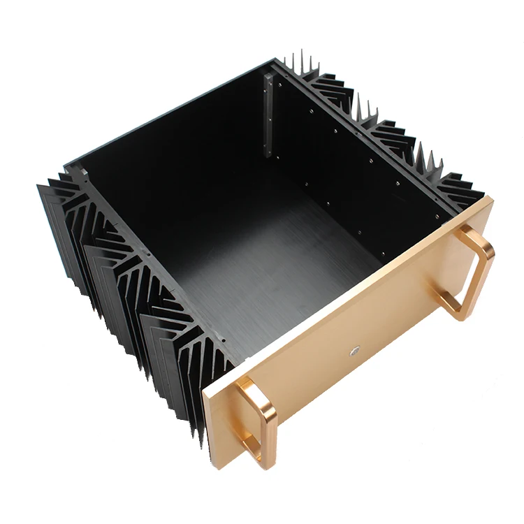 

CJ-148 All aluminum amplifier chassis / Preamplifier case / AMP Enclosure DIY box (430 *200*375mm)