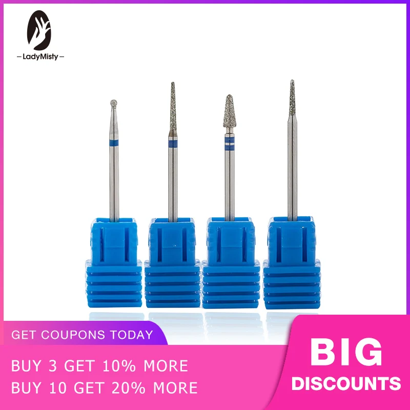 4 шт./2 35 мм вращающаяся фреза для заусенцев инструменты маникюра и педикюра Набор