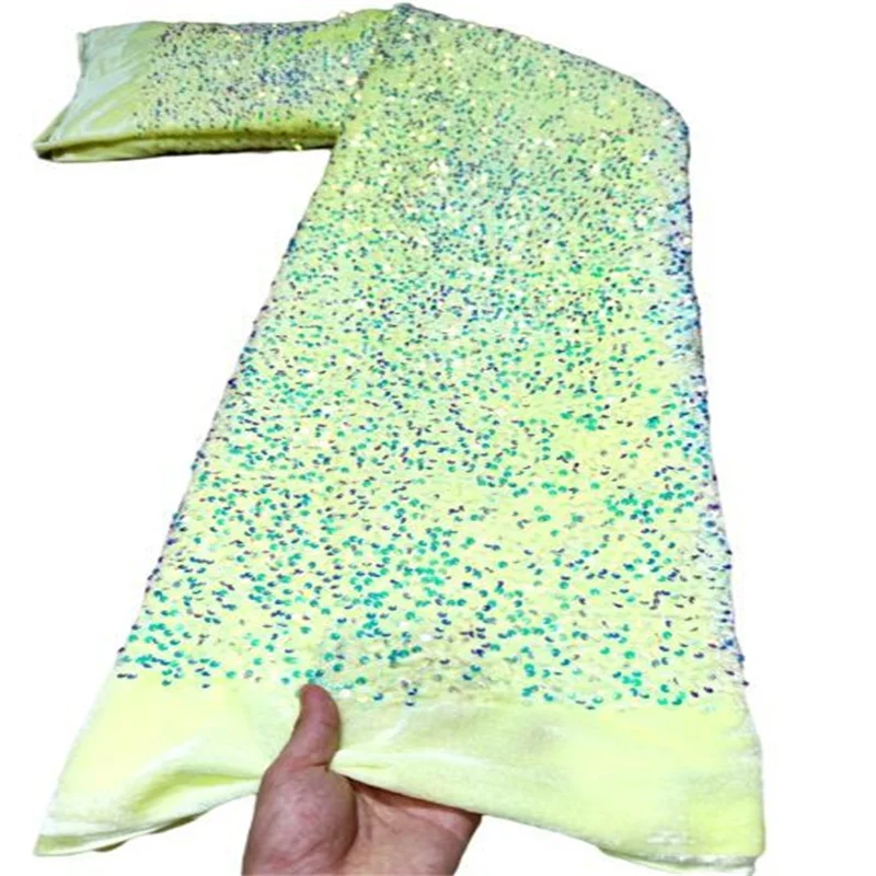 

Новая нигерийская бархатная кружевная ткань 2021, высококачественное Королевское синее кружево, африканская кружевная ткань для свадьбы, фр...