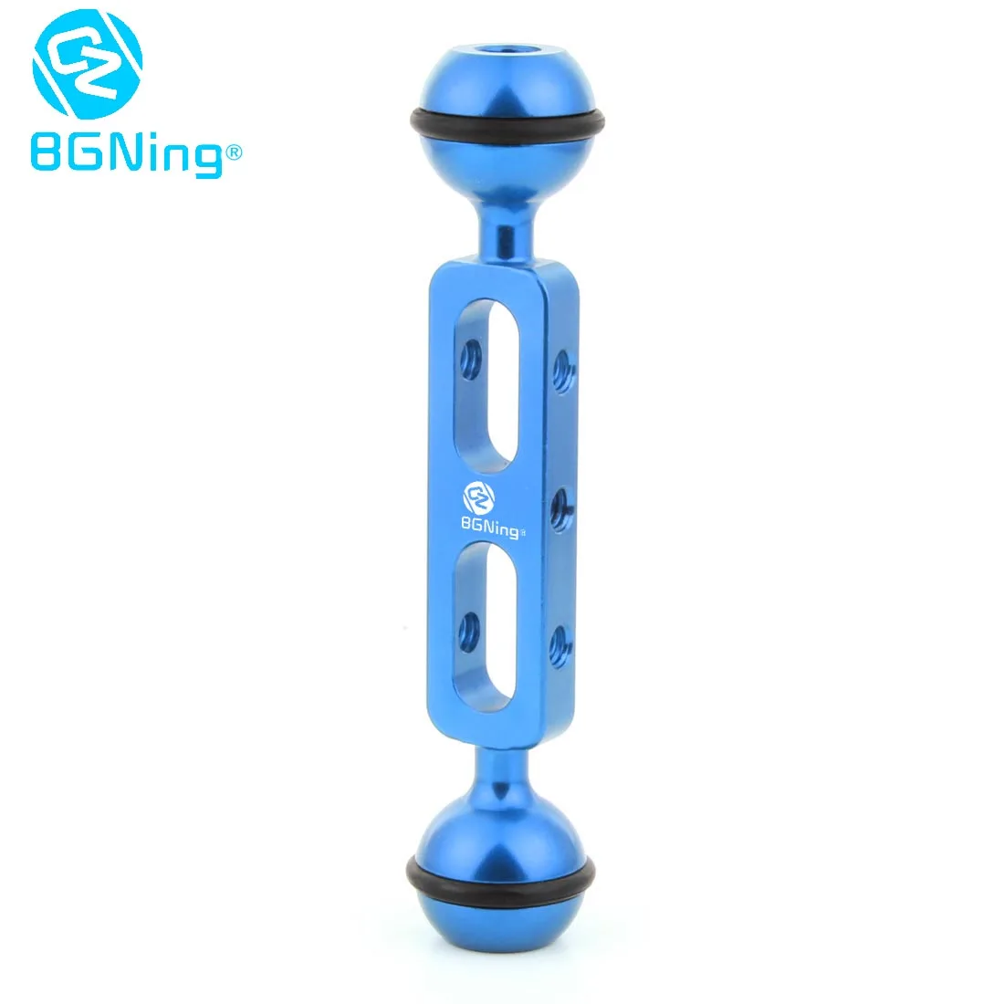Blue BGNing Logo 130 мм алюминиевый сплав шаровой шарнир Кронштейн для дайвинга заполняющий светильник с 1 дюймовым шариком для спортивной камеры GoPro Xiaomi для DSLR камеры - Цвет: Blue BGNing Logo