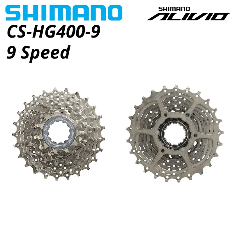 Велосипедная кассета Shimano Alivio M4000 HG400 9 скоростей горный велосипед свободное