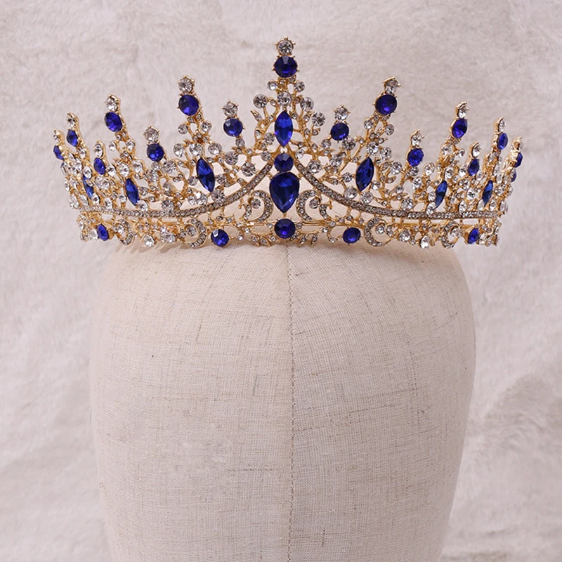 

Princess Wedding Bridal Bridesmaid Tiara Crown Headband Girls Crystal Rhinestone Jewelry hair Accessories Bride Head Ornament