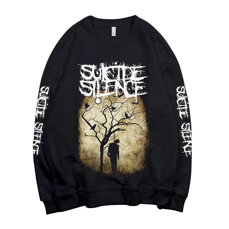 8 designs Suicide Silence band Pollover Sweatshirt rock hoodie heavy power metal sudadera rocker streetwear fleece Outerwear