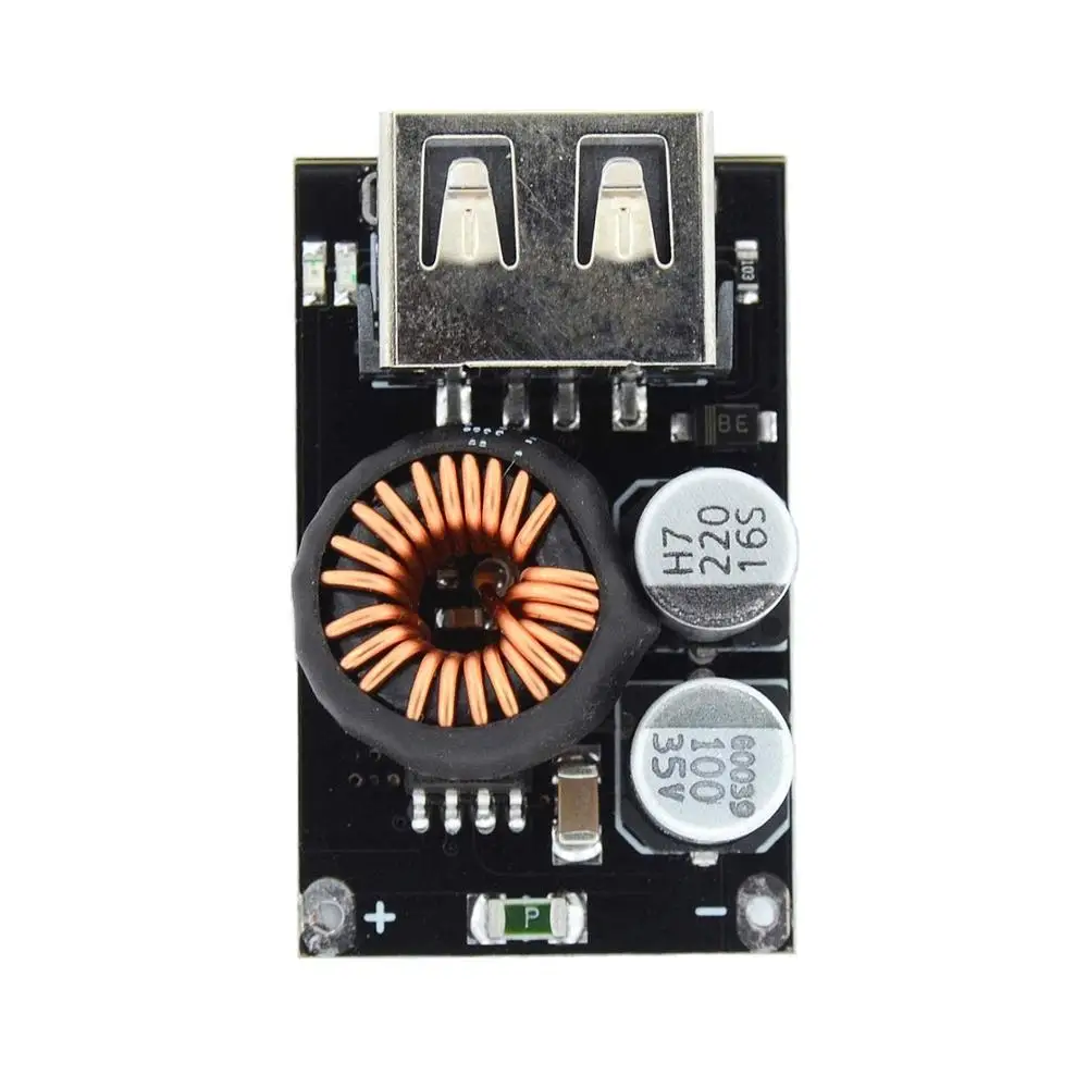 QC2.0 QC3.0 Fast Quick Charger USB Module Board High Efficiency DC-DC Step Down Buck Converter 10V-32V to 3.8V-12V Mobile Phone |