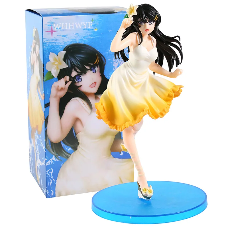 

Летнее платье Rascal «не мечтает кролика» Senpai Sakurajima Mai Ver. Коллекционная модель игрушки из ПВХ