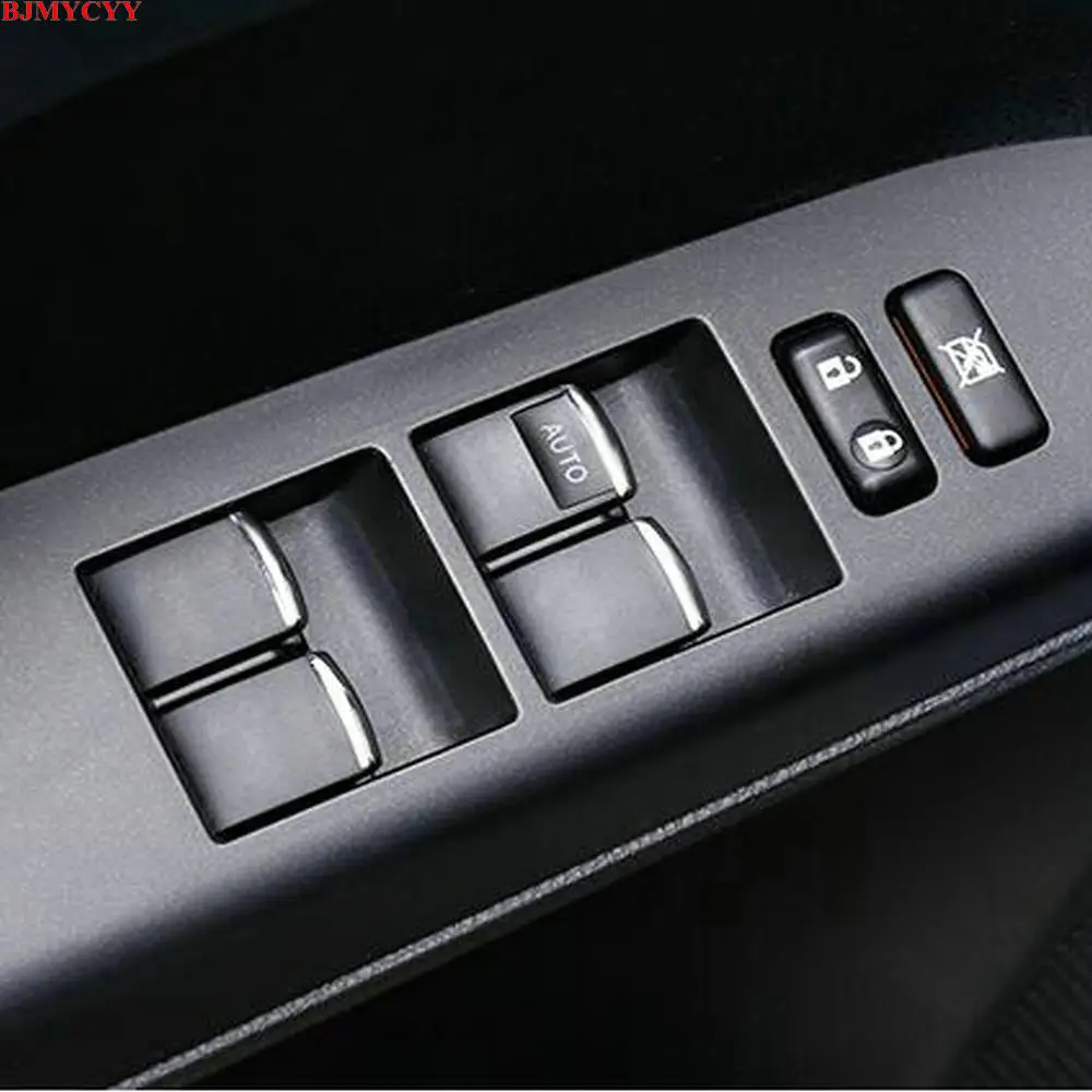 Стеклянный переключатель подъема BJMYCYY декоративные блестки для Toyota Land Cruiser 200 2008