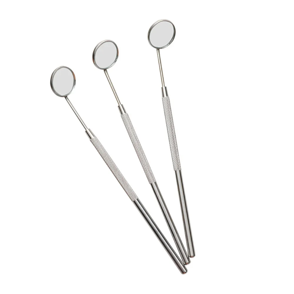 2 шт. Нержавеющая сталь ресниц зеркало профессиональный макияж инспекции стоматологическое для Для