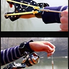 Инструмент для рыбалки на открытом воздухе, охоты, рыболовные снасти, стрельба из лука, стрела с зазубриной, Рогатка для стрельбы, тропическая катапультарезиновая лента