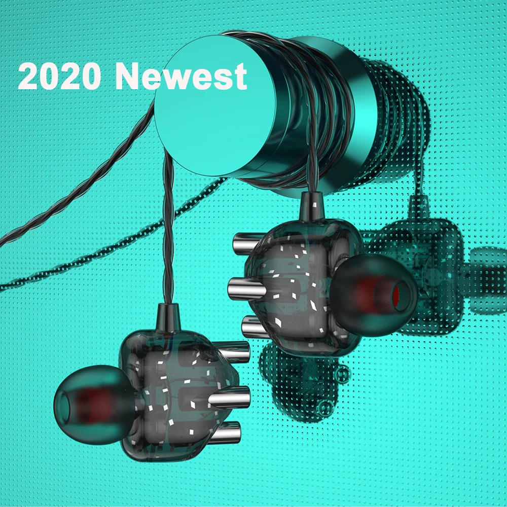 2 шт третьего поколения в ухо наушники Динамический драйвер прозрачные