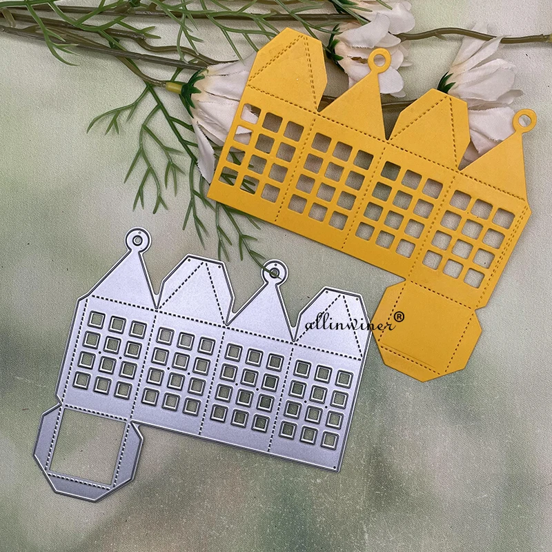 

Новинка 3D подвесной дом коробка Сделай Сам ремесло металлическая резка штамп Скрапбукинг Тиснение Бумага, карточка, альбом ремесленный шаб...