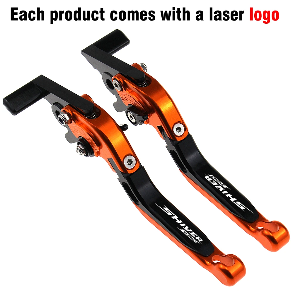 SHIVER750 CNC Adjustable Folding Motorcycle Brake Clutch Levers for Aprilia SHIVER 750/ GT 2016 2017 2018 | Автомобили и