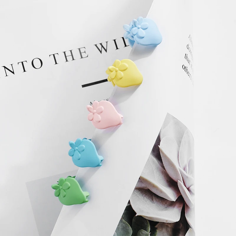 20 шт. разноцветные заколки-пряжки маленькие зажимы для волос Клубничные шпильки