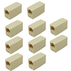 Elisona 10 шт. Ethernet RJ45 RJ-45 RJ 45 кабель типа Мама-мама Lan соединитель Адаптер соединитель Сетевые Аксессуары