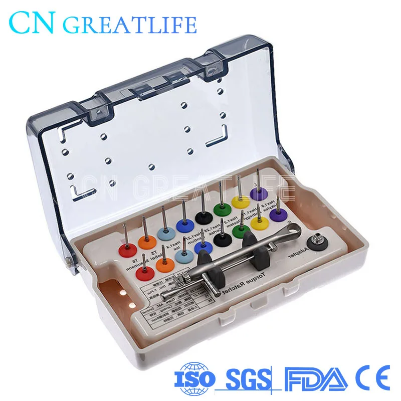 Динамометрический ключ для имплантации винты с трещоткой отвертки