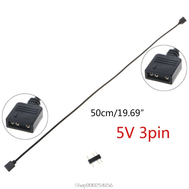 

5V 3Pin Interface Transfer Extension Cable RGB Splitter for A-SUS MSI Motherboard Aura Sync Hub O15 20 Dropship