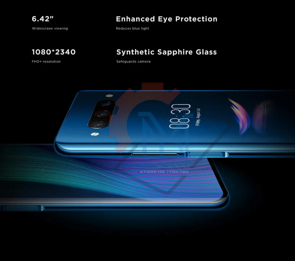 Мобильный телефон Nubia Z20, 6,42+ 5,1 дюймов, двойной гибкий AMOLED экран, 6 ГБ+ 128 Гб, Snapdragon 855 Plus камера, смартфон МП