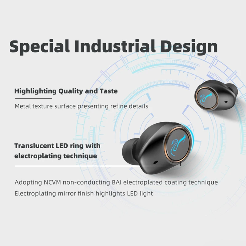 Наушники-вкладыши Hivi AW-76 AW76 TWS Bluetooth 5 0 спортивные наушники-вкладыши защита IPX от