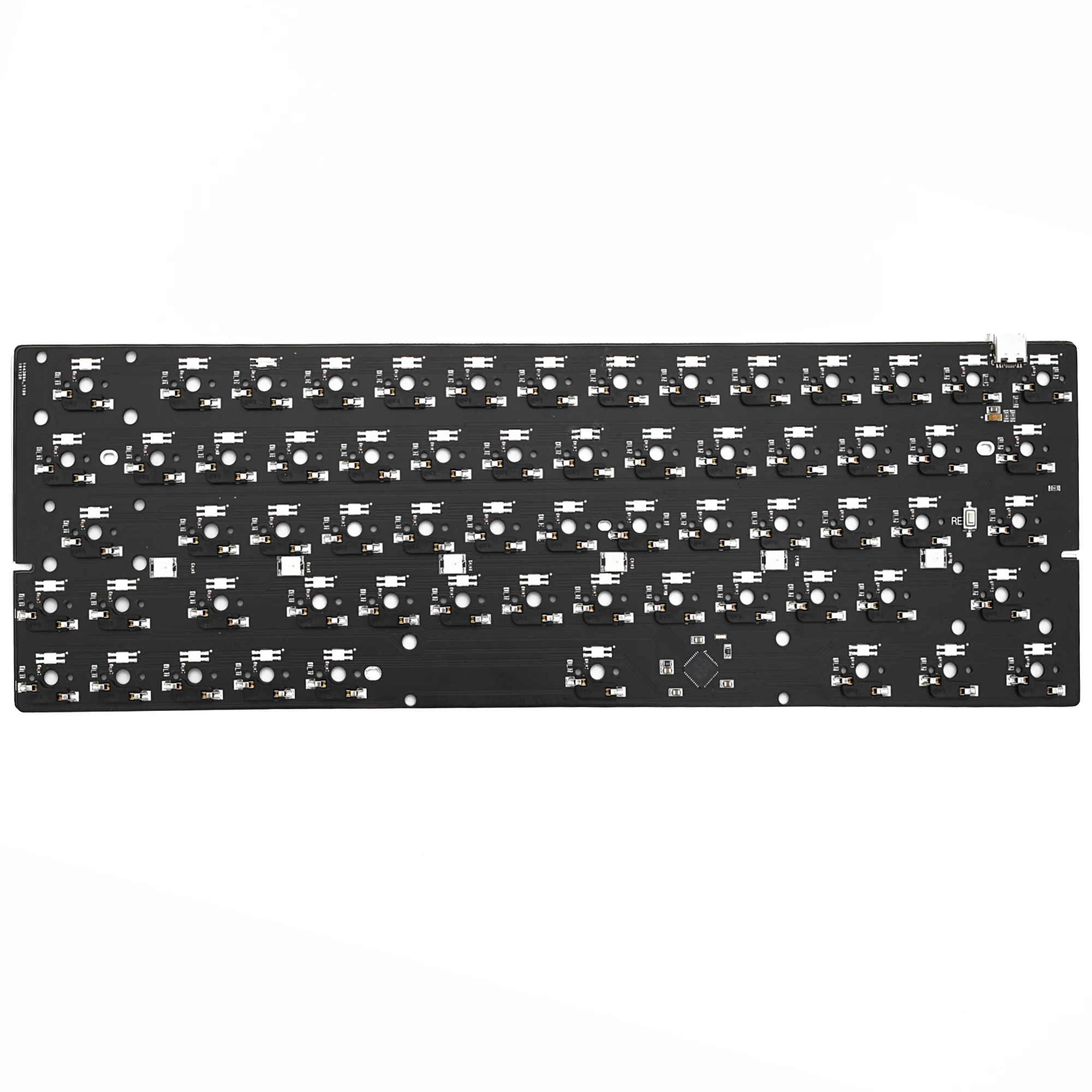 Bm60rgb bm60 rgb 60% gh60 Горячая переключение пользовательская механическая клавиатура PCB