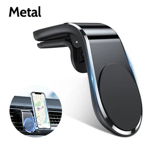 aufu magnetic phone holder in car stand magnet l type phone clip for mount car air vent cellphone holder for iphone 13 samsung free global shipping
