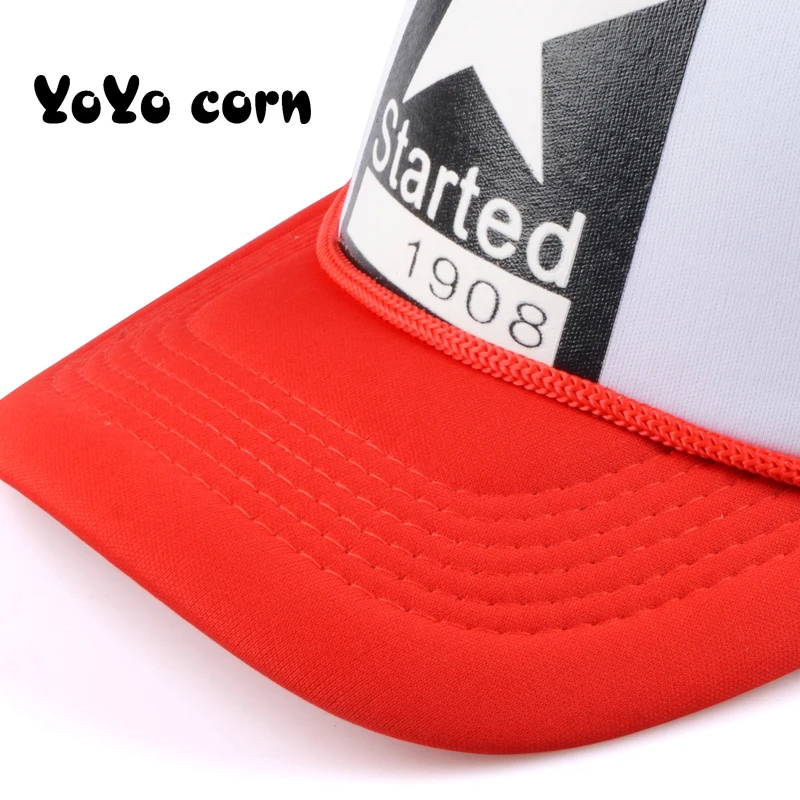 YOYOCORN модные хип-хоп летние бейсболки женские мужские сетчатые дышащие круглая Кепка унисекс регулируемые спортивные шляпы шляпа папы костяная