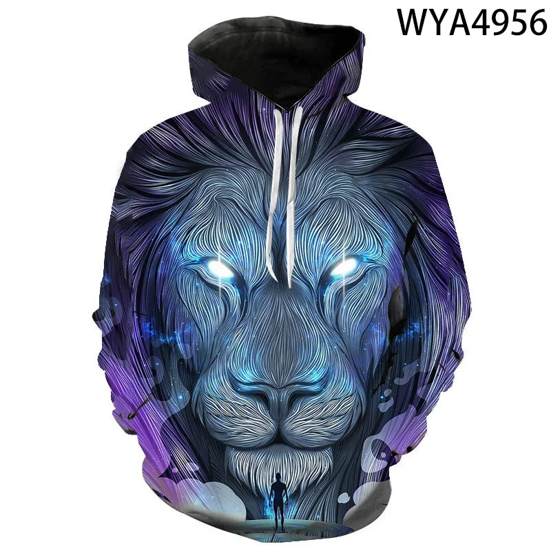 

New Fashion Men/Women 3d Sweatshirts Print Paisley Lightning Lion Hoodies Autumn Winter Hoodie Pullovers Tops Sweatshirts 2020