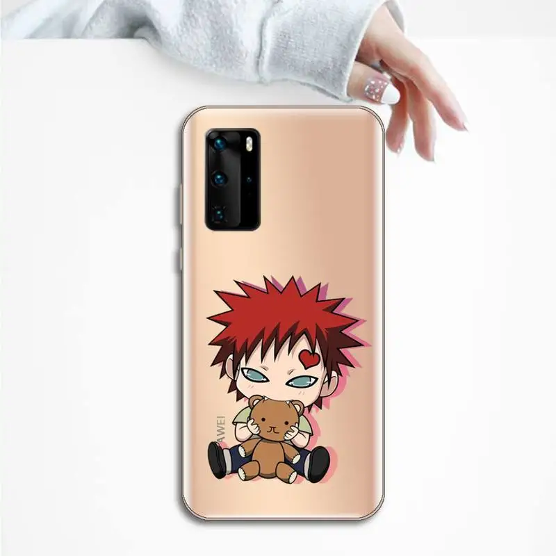 

Cartoon cute anime naruto Phone Case Transparent for Huawei P20 P30 P40 lite pro P smart 2019 honor 8x 10i