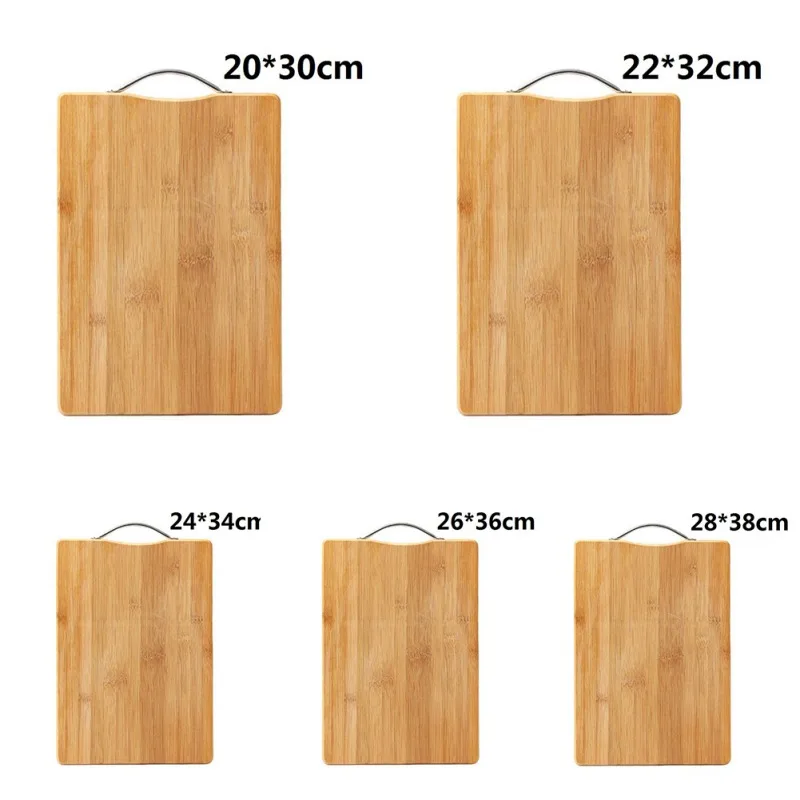 

Cutting Board Wooden Chopping Blocks Bamboo Rectangle Durable Kitchen Accessory