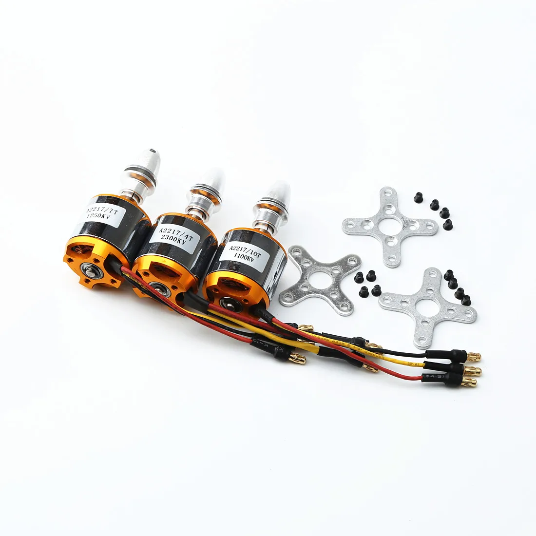 Новый Мультикоптер A2217 2217 1100KV/KV1250/KV2300 RC бесщеточный мотор с внешним ротором для