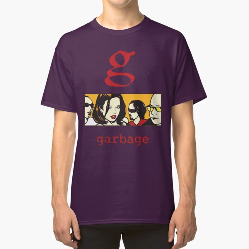 

G T - Shirt Garbage Band Shirley Manson Version 2 0 Beautiful Empty Push It 90s Punk Grunge