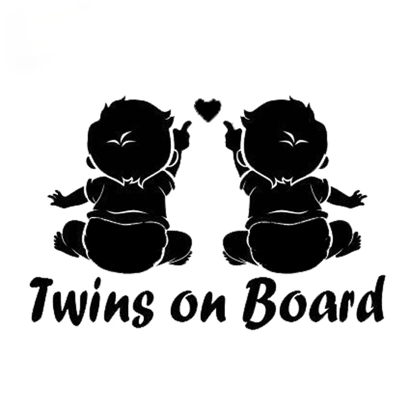 

Personality Interesting Twins Board Super Lovable Waterproofing Vinyl Sticker Decal Car Motorcycle Waterproof Exterior PVC15x8cm