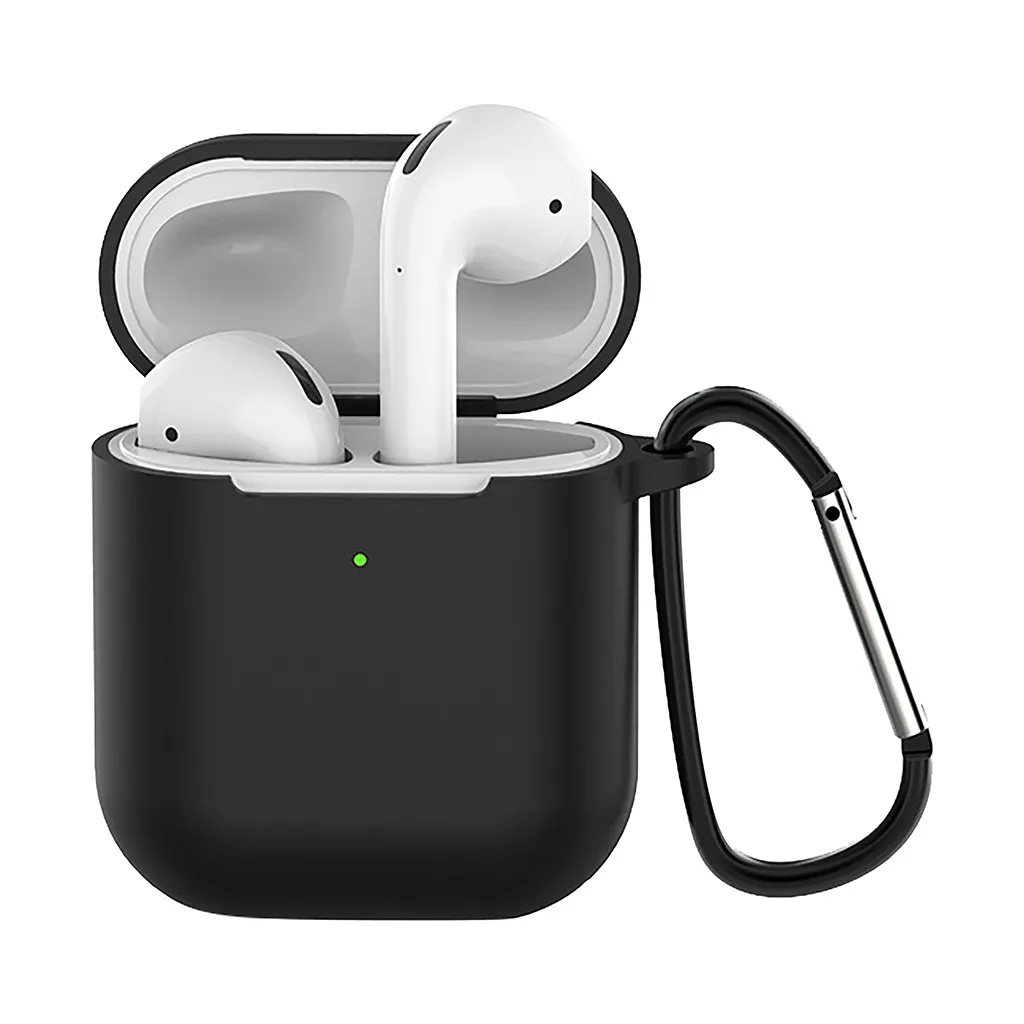 Силиконовый чехол против потери защитный кожаный для Apple AirPods 2 зарядки TWS Bluetooth