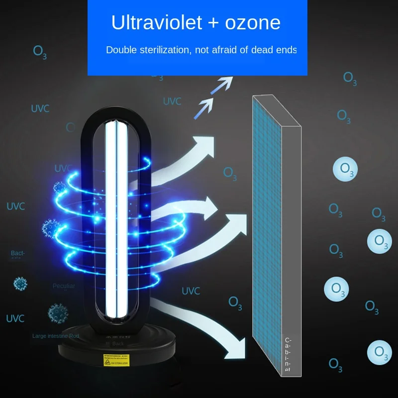 38W 110V 220V имеет озоновый и не УФ светильник стерилизатор ультрафиолетовые лампы