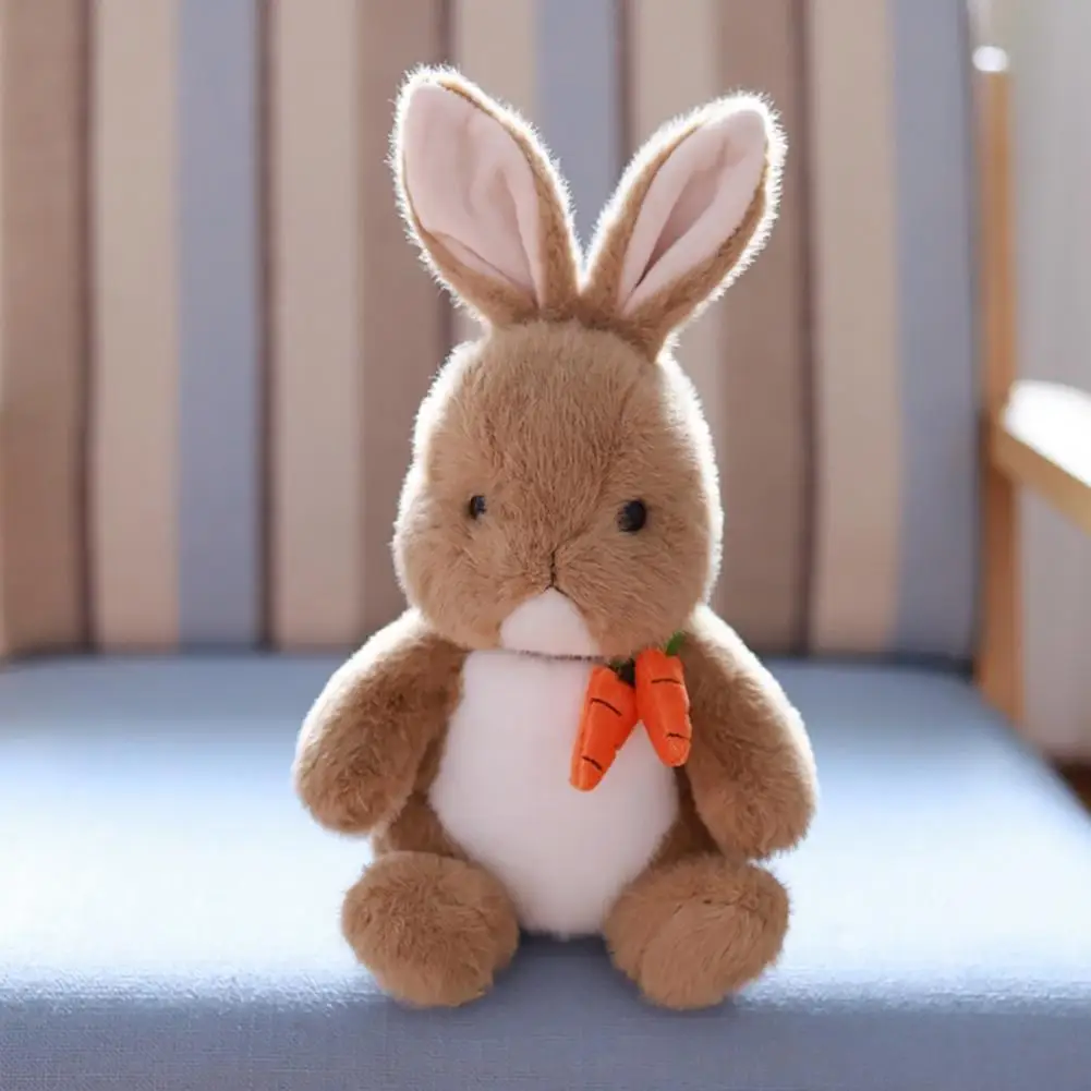 

Stuffed Bunny Doll Vivid Appearance Practical Breathable Simulation Realistic Rabbit Stuffed Toy