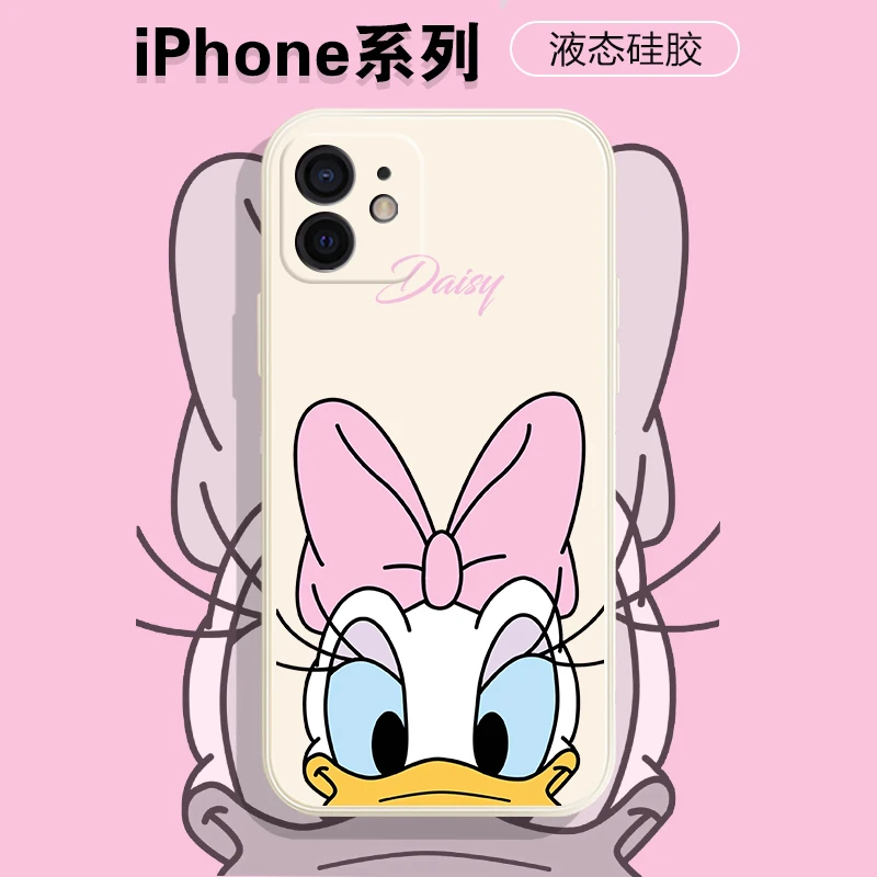 

Donald Duck 12pro cute xs cartoon Max animation xr new iphone11 full pack X straight edge 8plus silicone 7p soft case