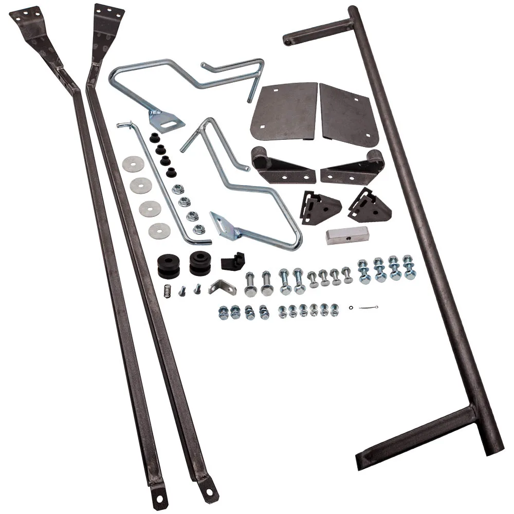 

Truck Hood Tilt Flip Kit Stainless Combo Conversion Kit Rod For Ford F100 1953-1956