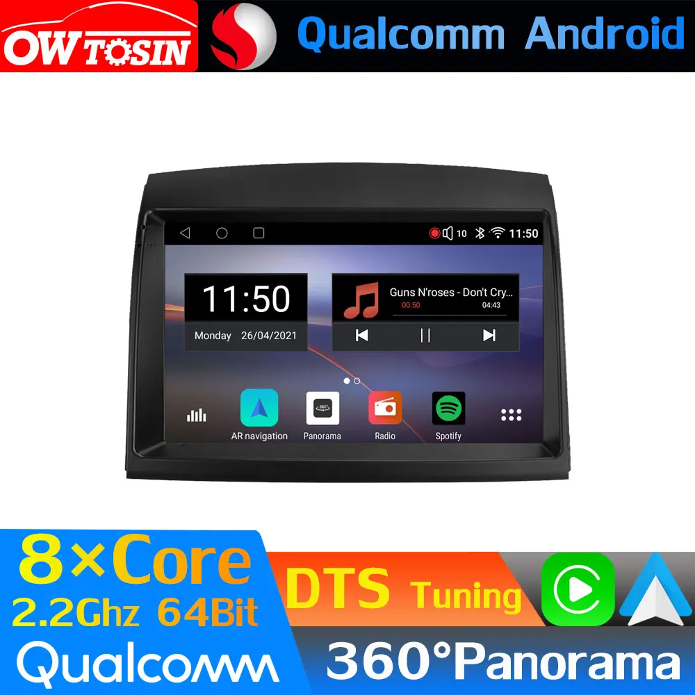 Автомобильная мультимедиа Qualcomm 8 ядер Android для Toyota Sienna 2 XL20 2003-2010 360 GPS CarPlay головное