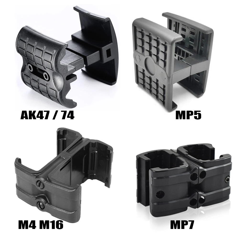 Двойная Соединительная муфта для пистолетной винтовки зажим магазина AR15 M4 AK MP5 MP7