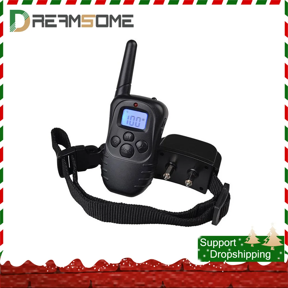 Электрический ошейник для дрессировки собак сдерживающий лай пульт