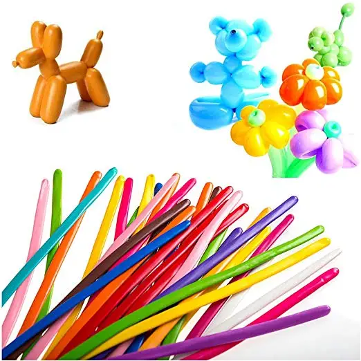 200 шт./пакет латекс клоуны скручивания воздушные шары волшебные Ассорти Цвет