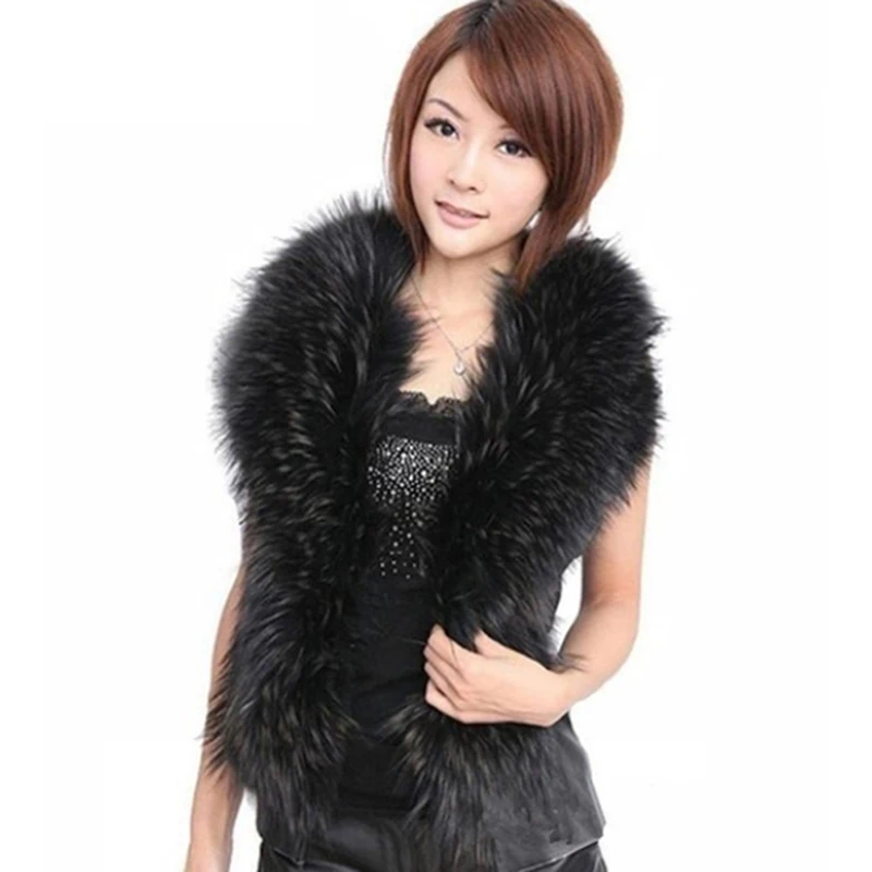 Girls Fashion Short Section Korean Fur Collar Vest Faux Fur Coat Women Winter Coat  Waist Coats Fur Gilet Women's Furr Jacket